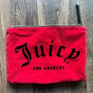 Authentic Juicy Couture Small Zipper Clutch